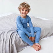 Термо-лонгслів ФБ723 Бембі 4X1-блакитно-сірий - Фото №3