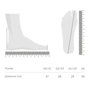Капці домашні чоловічі Twins ялинка сірі - Фото №11