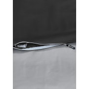 Двустороннее постельное белье Venezia премиум-сатин Sonex черный-серый - Фото №5