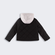 Куртка демісезонна КТ336 плащівка Бембі YX0-чорний-сірий - Фото №4