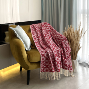 Плед бавовняний червоний SoundSleep Код Незламної Нації - Фото №3