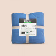 Покривало декоративне двостороннє Tahiti синій-блакитний Sonex - Фото №10