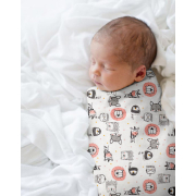 Пеленка байковая Rose Leo & Giraffe Cosas - Фото №3