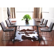 Килим зі штучної шкіри Корова 3мм Homytex світло-коричневий - Фото №3